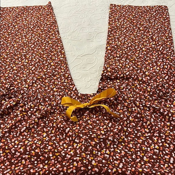 Lands' End Brown Multicolor Patterned Pj Pants. XL. NWOT - Picture 2 of 6